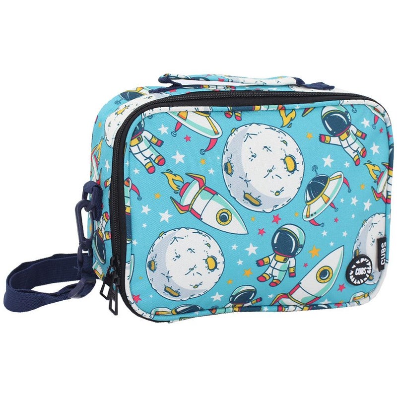 CUBS Cubs Blue Universe Classic Lunch Bag With Shoulder Strap - Image 3