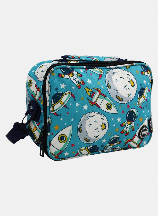 CUBS Cubs Blue Universe Classic Lunch Bag With Shoulder Strap - Image 1