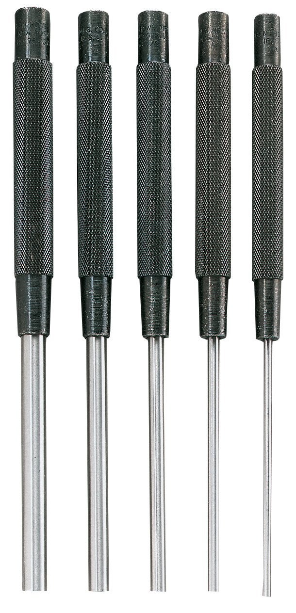 General Tools SPC76 Extra Long Drive Pin Punches Set of 5