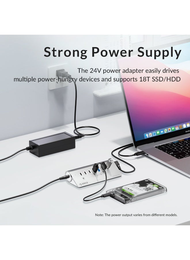 Orico Aluminum Alloy 4-Port USB3.2 Gen 1 Type-A HUB 10Gbps - Image 5