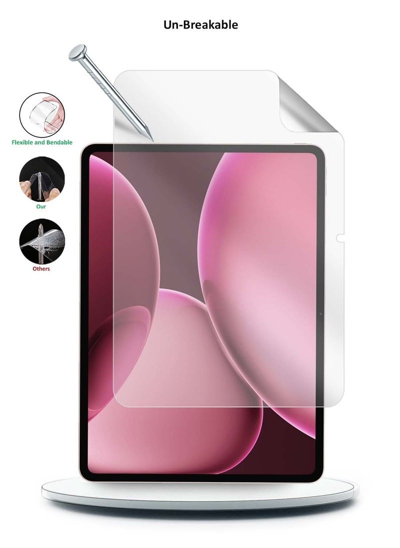 ELTRAZONE Oppo Pad 4 Pro 13.2 4G 2025 (13.2 inches) Wtech Premium Pure Hydrogel Film Thin and Flexible Screen Protector – Clear, Ultra Thin, Scratch-Resistant, Full Coverage Protection, Easy Installation, Anti-Fingerprint, HD Clarity  - Image 4
