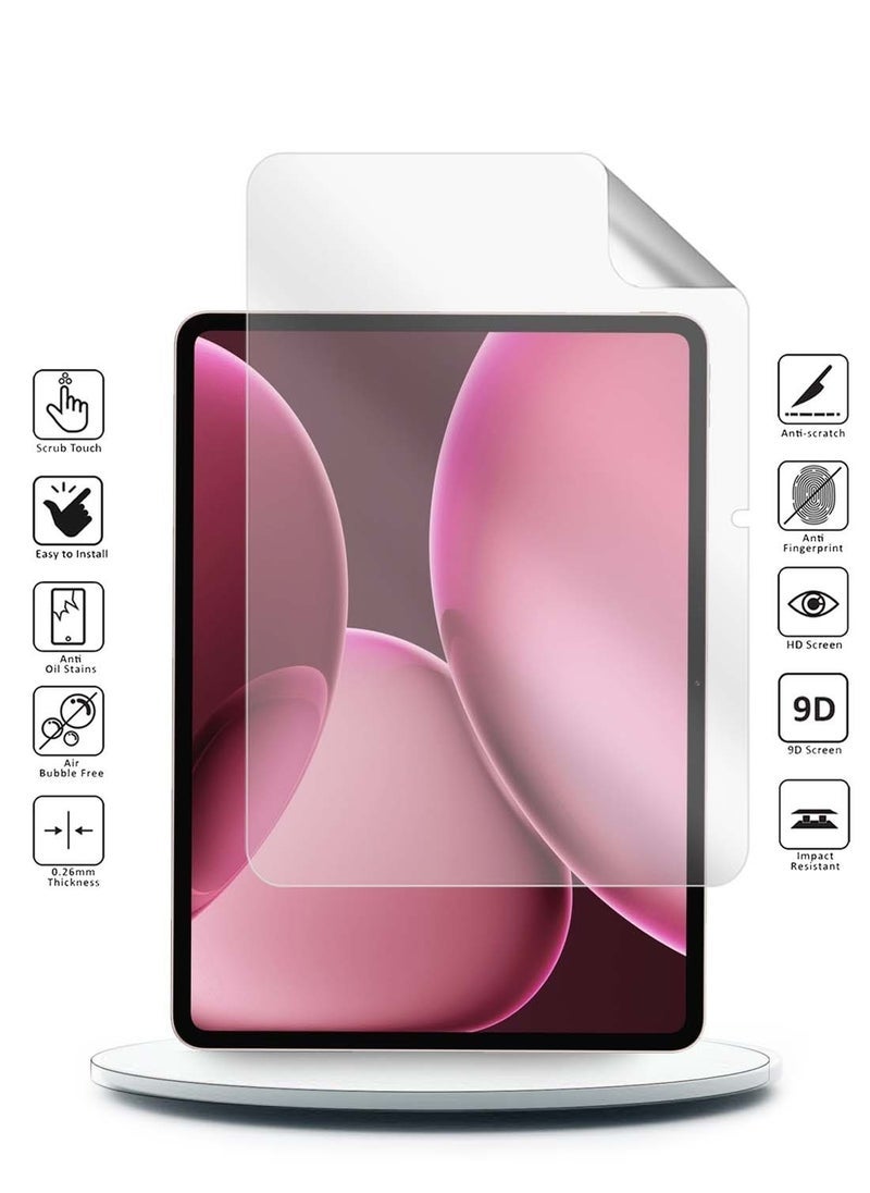 ELTRAZONE Oppo Pad 4 Pro 13.2 4G 2025 (13.2 inches) Wtech Premium Pure Hydrogel Film Thin and Flexible Screen Protector – Clear, Ultra Thin, Scratch-Resistant, Full Coverage Protection, Easy Installation, Anti-Fingerprint, HD Clarity  - Image 2