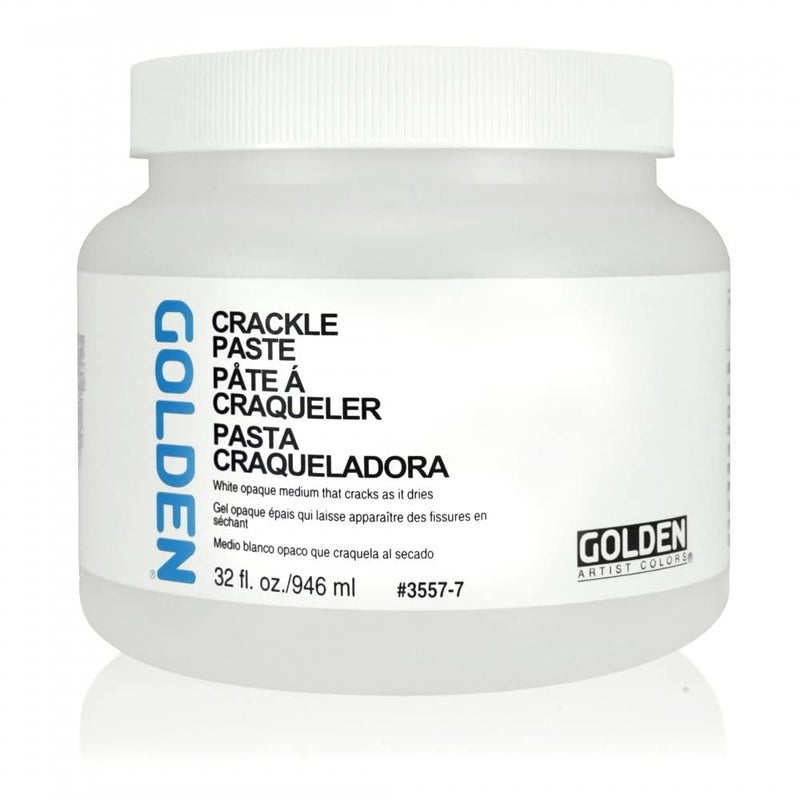 Golden Acryl Med 32 Oz Crackle Paste