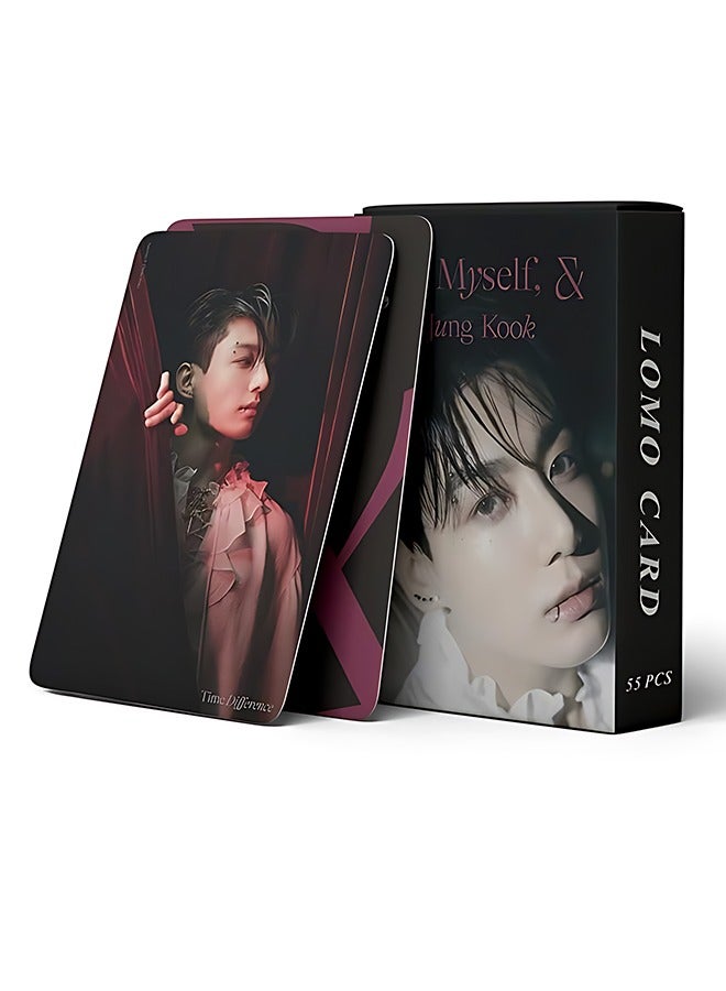 Generic 55 Piece BTS Kpop Bangtan Boys Jungkook Solo Photo New Album Lomo Card  - Image 1