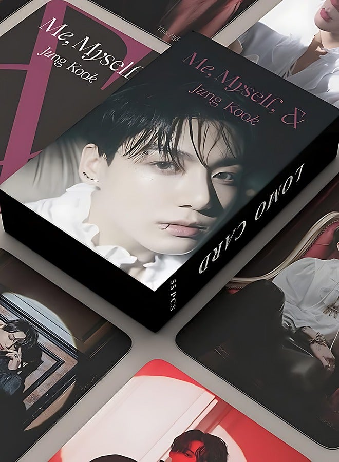 Generic 55 Piece BTS Kpop Bangtan Boys Jungkook Solo Photo New Album Lomo Card  - Image 3