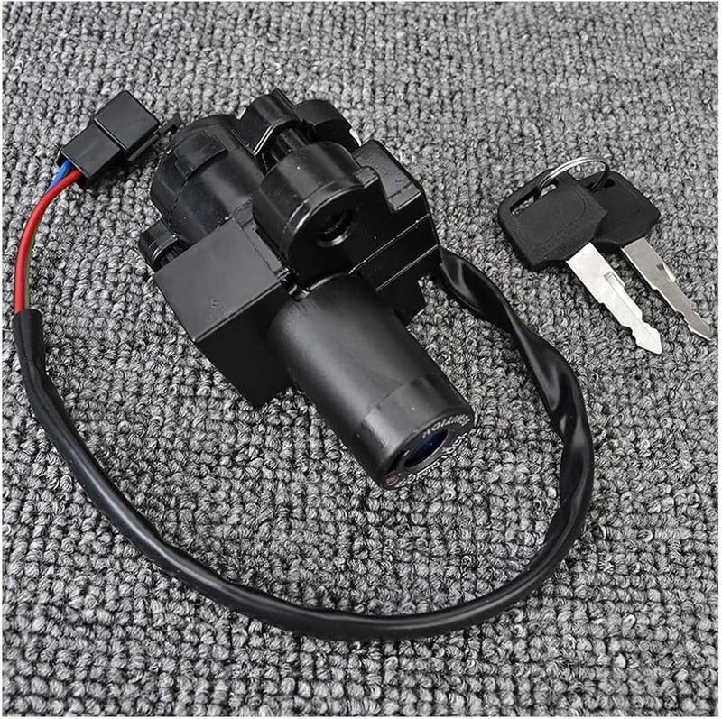 Ignition Switch Lock With Brake Fluid And Fuel Tank Cap Key Set For Honda XR650 XR650L 1993 2017 - Image 4