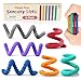 SMALL FISH Sensory Fidget Toys for Kids Textured Silicone Fidget Stick 6 Pack Sensory Toys for Autism ADHD Calm Down Travel Airplane Toys Easter Basket Stuffers - Image 2