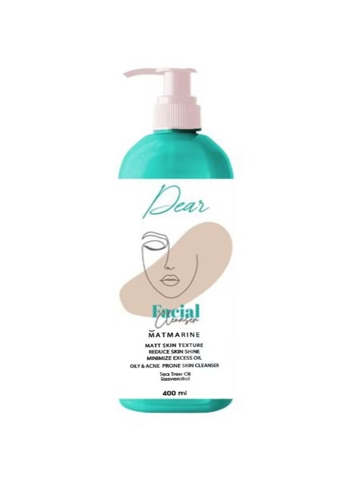 Dear Facial Cleanser For Oily & Acne Prone Skin 400ML