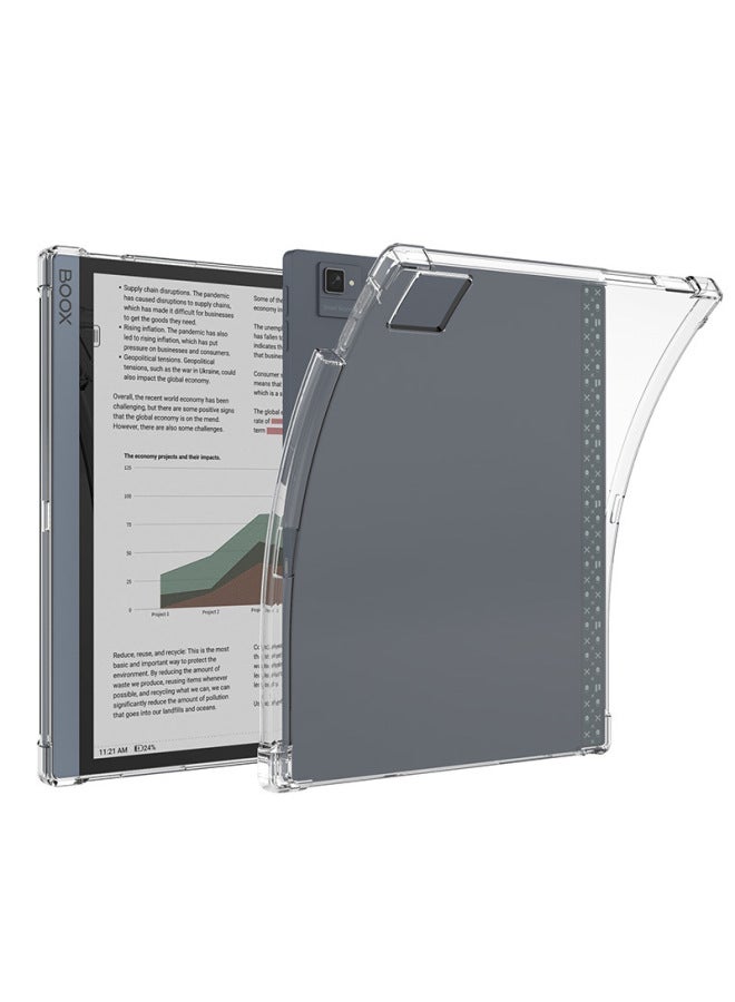 For Arable Boox Tab10C Pro/ultra E-book Reader Airbag Anti-drop Transparent Protective Case-color:Transparent (air Bag Anti-fall Shell)-Applicable Models:Boox Go 10.3/t10c/note X3pro/10.3"/with Pen Tray  - Image 1