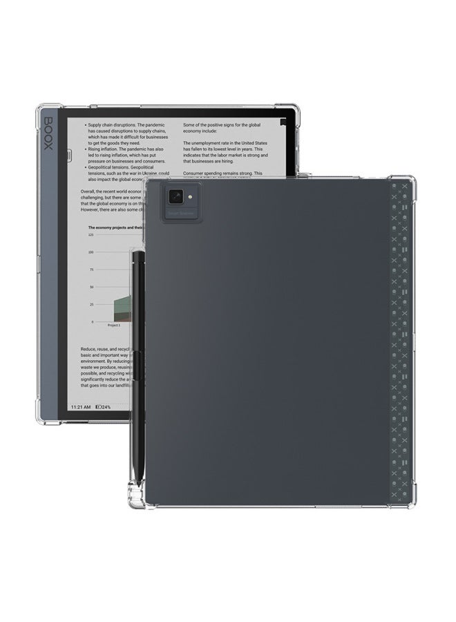 For Arable Boox Tab10C Pro/ultra E-book Reader Airbag Anti-drop Transparent Protective Case-color:Transparent (air Bag Anti-fall Shell)-Applicable Models:Boox Go 10.3/t10c/note X3pro/10.3"/with Pen Tray  - Image 2