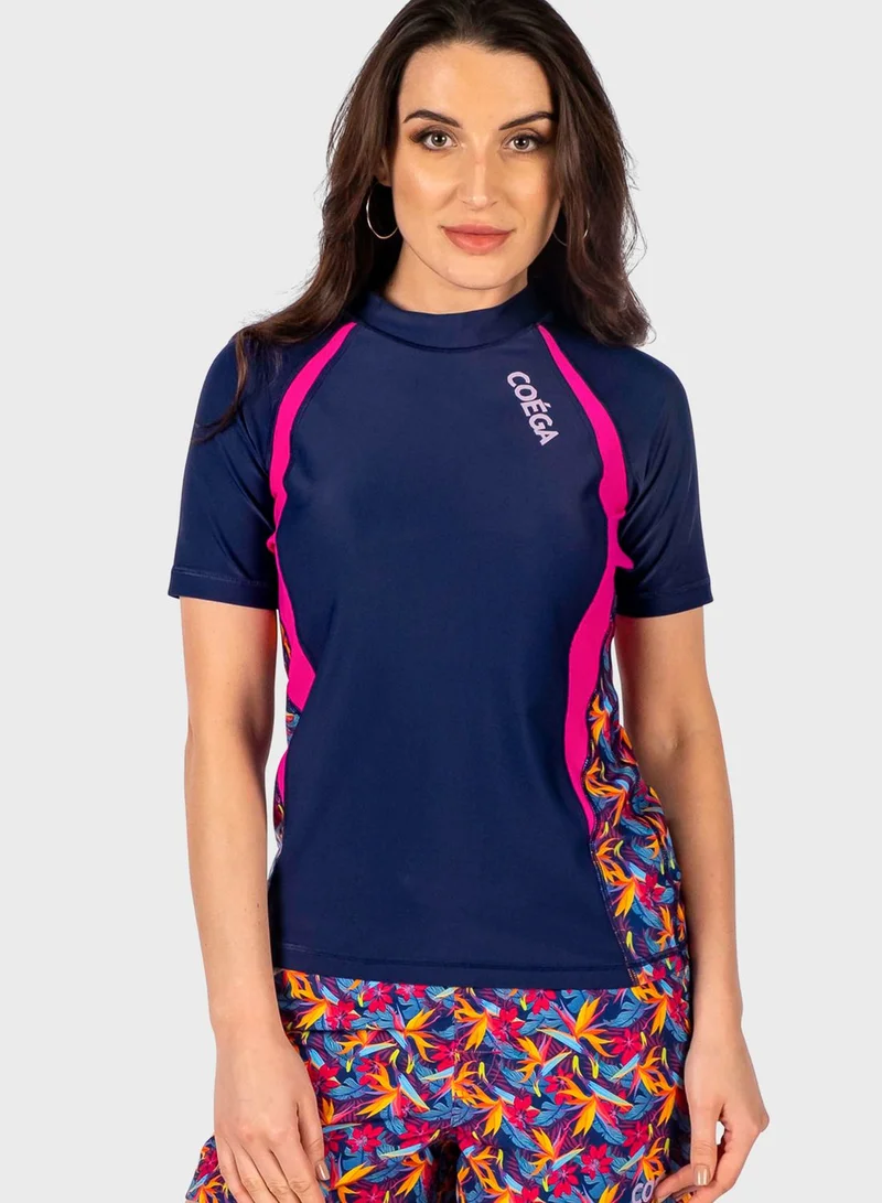 Coega Printed Swim Top