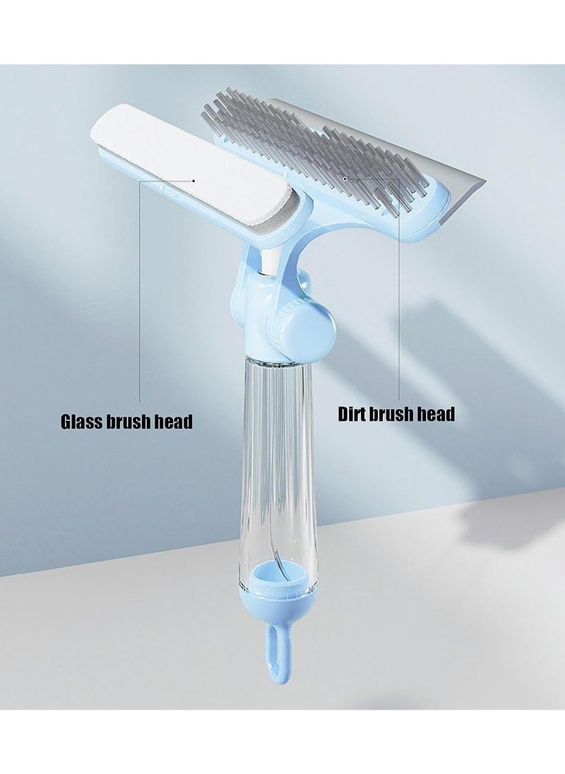 Home Window Cleaner with own Watering can Dining Table Bathroom Wiper Two-Sided 4-in-1 Cleaning Scraper