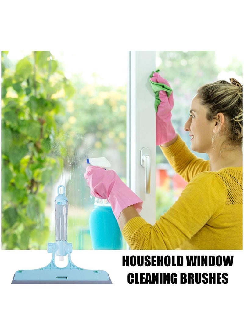 Home Window Cleaner with own Watering can Dining Table Bathroom Wiper Two-Sided 4-in-1 Cleaning Scraper