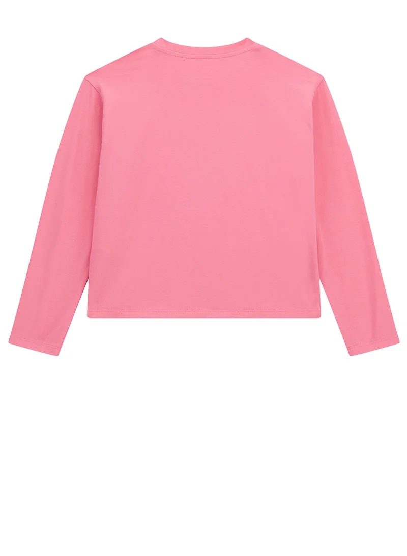 جس Kids Graphic Crew Neck T-Shirt