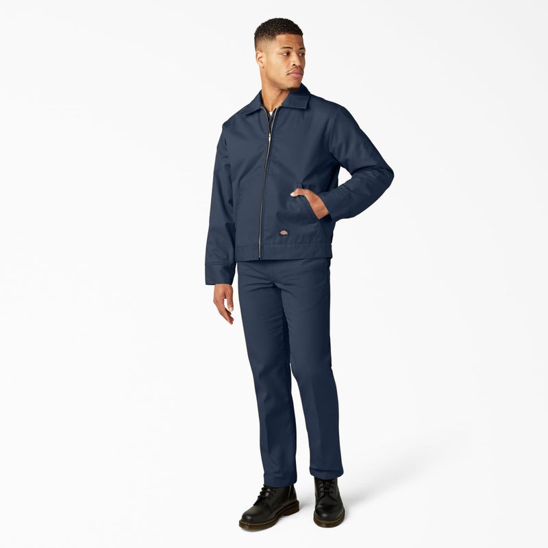 Dickies Mens Lined Eisenhower Jacket, Dark Navy, Medium - Image 4