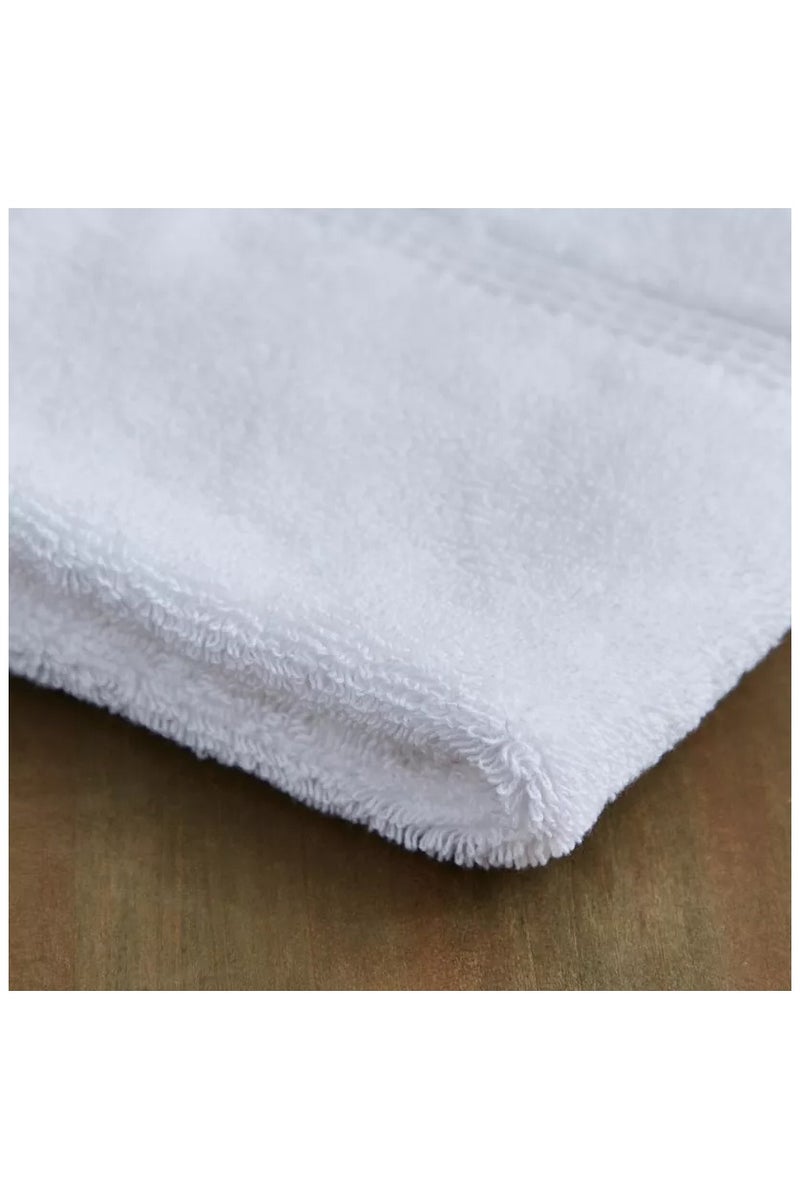 MIRFA Face Towel - White - 100% Cotton - Pack of 6 - Image 2