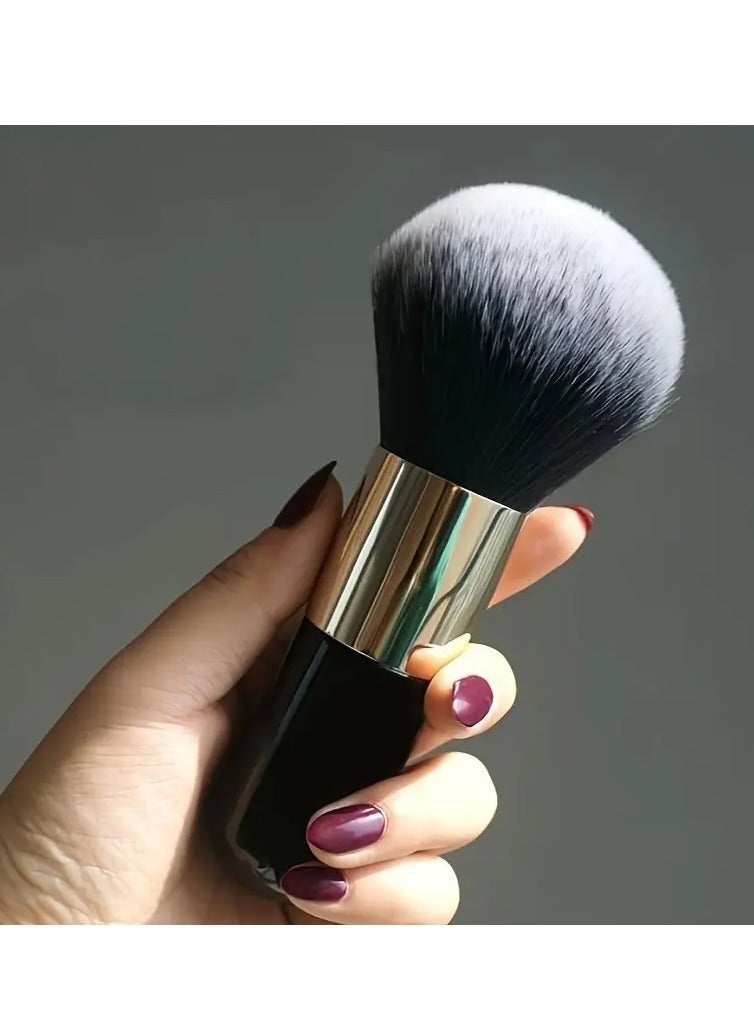 فرشاة مكياج لكريم الاساس بشعيرات صناعية كثيفة عالية الجودة لمزج الكريم السائل او مستحضرات التجميل - Image 1