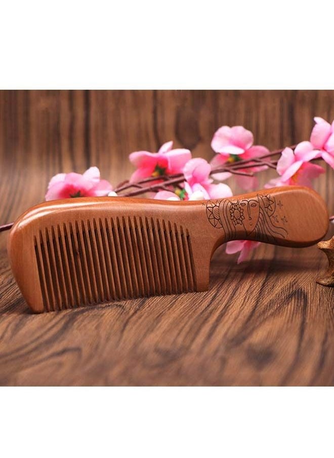 KUAZIVI Wooden Hair Comb Scalp Massage Hair Styling Comb Hair Brush Comb  - Image 5