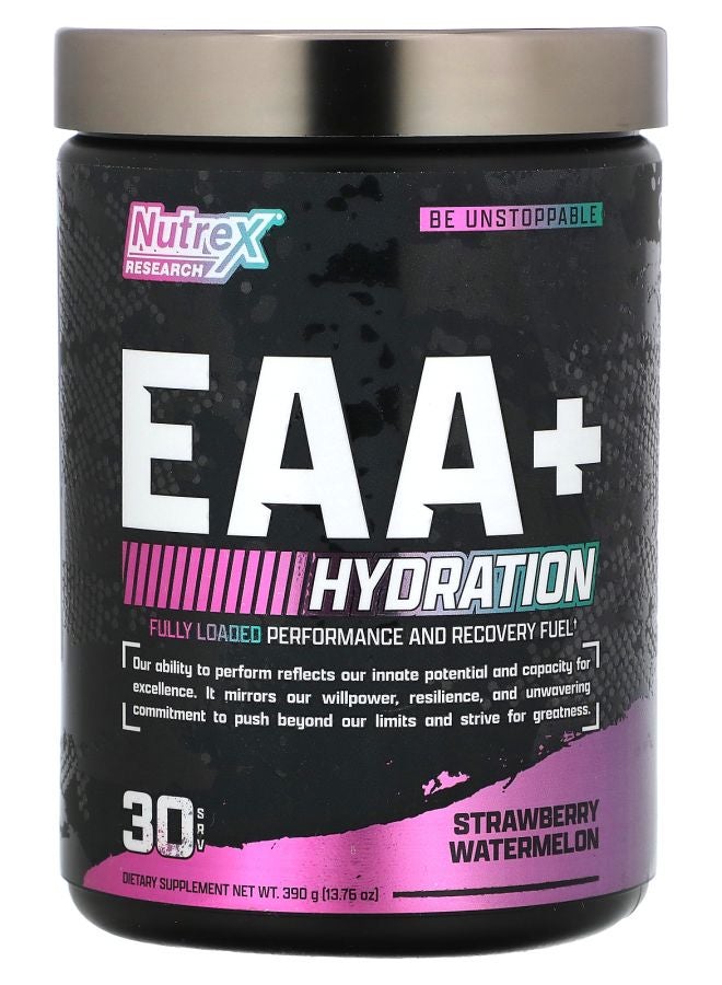 Nutrex Research EAA+ Hydration Strawberry Watermelon 13.76 oz (390 g)