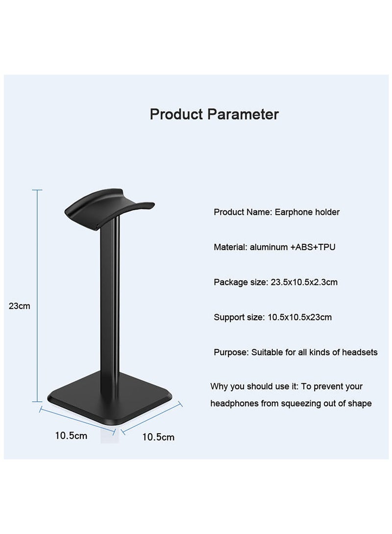 Headset Stand Gaming Headset Bracket Desktop Headphone Holder Portable Earphone Display Rack for All Headphones Size  - Image 3