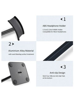 Generic Headset Stand Gaming Headset Bracket Desktop Headphone Holder Portable Earphone Display Rack for All Headphones Size  - Image 4