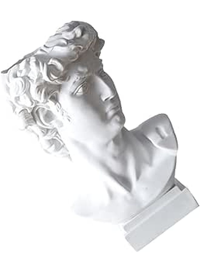 Pen Resin Desktop Organizer David Statue Flower Vase Sculpture Compact - Image 1