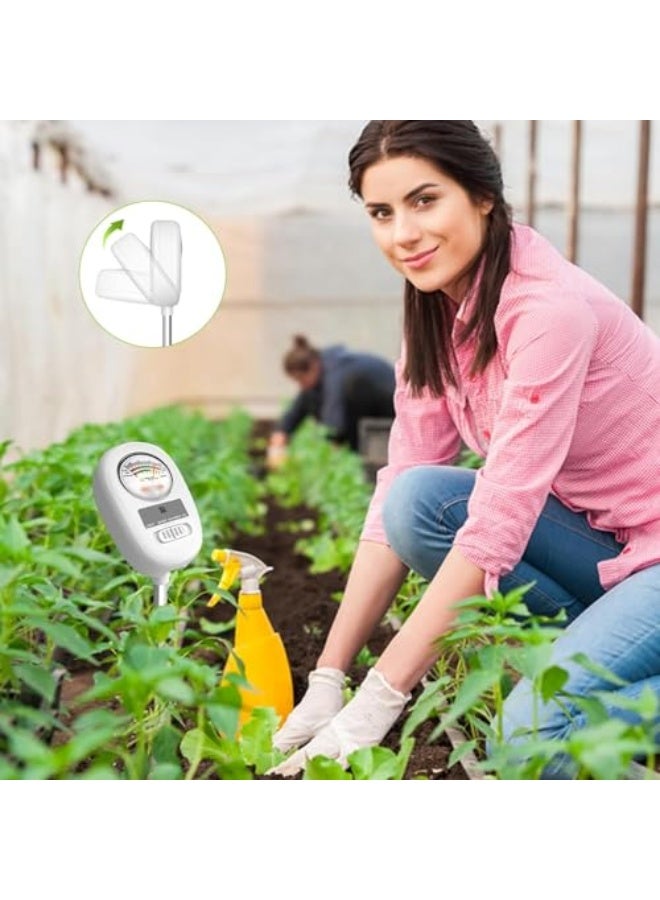 Generic MAKINGTEC Upgraded-Soil Moisture Meter, Soil pH Meter, 4-in-1 Soil Tester, Soil Plant Water Meter, for Moisture/Light/Nutrients/pH, Moisture Meter Great for Garden, Lawn, Farm, Indoor & Outdoor Use  - Image 3