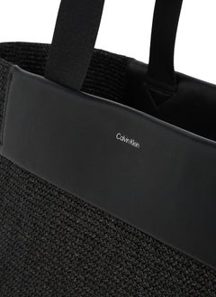 CALVIN KLEIN RAFFIA LARGE SHOPPER  - Image 3