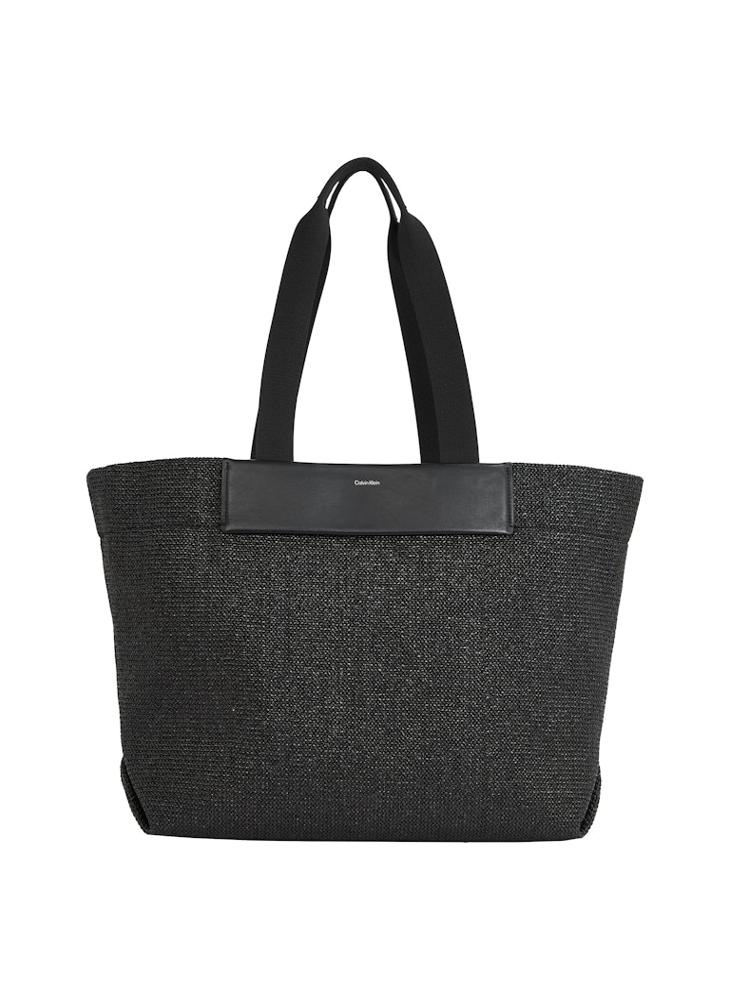 CALVIN KLEIN RAFFIA LARGE SHOPPER  - Image 1