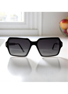 Authentic Armando Cavelli sunglasses, crafted from carefully selected premium acetate for a luxurious look and longevity with extensive use. This model combines modernity and classic style, with a raw black acetate front and gunmetal -plated metal temples to complete your luxury look. Comes with premium polymer lenses offer UV400 protection in a gradient grey