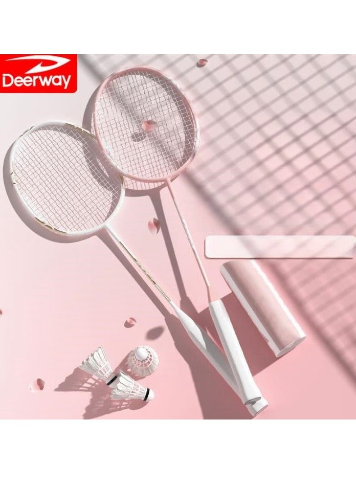 Deerway Delhui Badminton Racket Ultra Light And Durable Adult Suit, Competition Training, Dribbling, Double Racket - Image 2