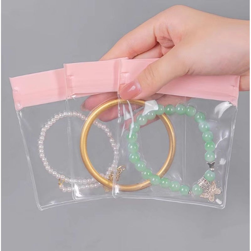 10pcs Jewelry Storage Bags Anti Tarnish Travel Organizer for Earrings Rings Necklaces - Image 1