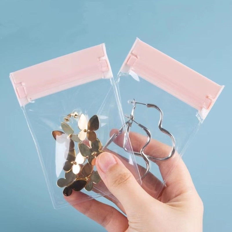 10pcs Jewelry Storage Bags Anti Tarnish Travel Organizer for Earrings Rings Necklaces - Image 4