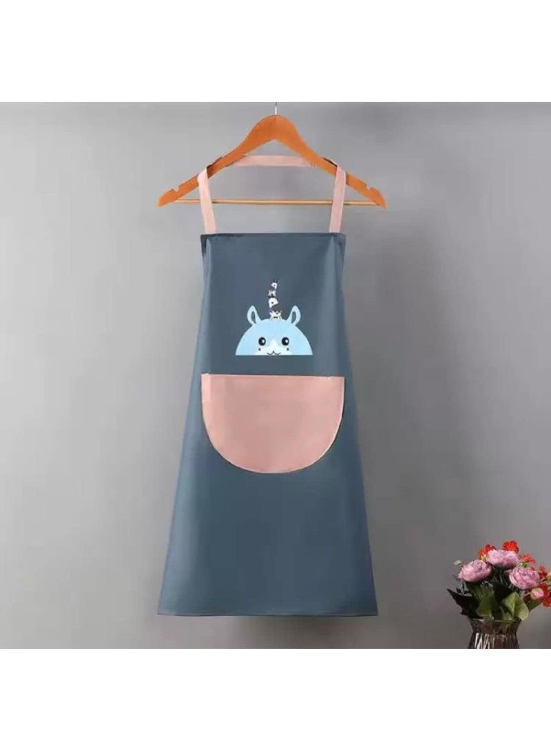 Kitchen apron with 2 side towels - Image 3
