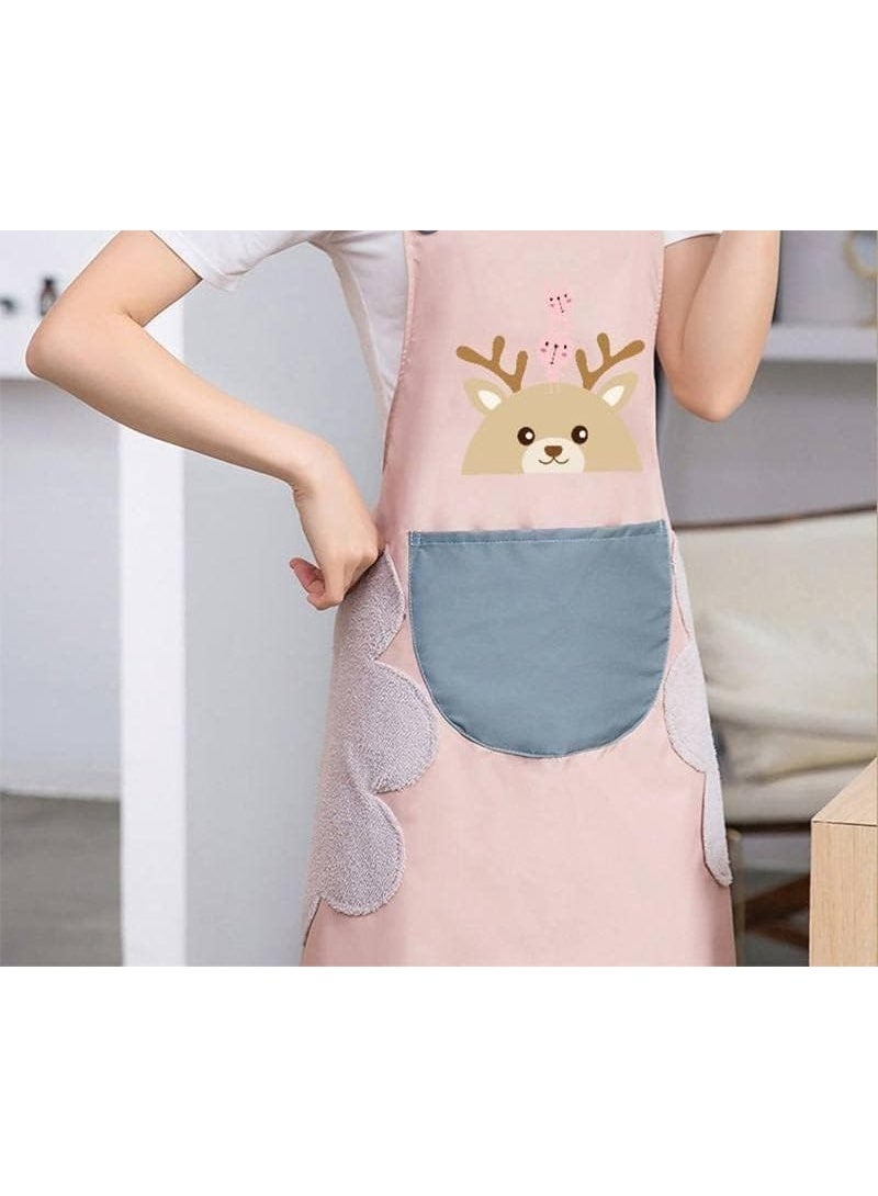 Kitchen apron with 2 side towels - Image 4