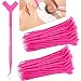 Patelai 100 Piece Y Shape Eyelash Lift Perm Tool Brush for Eyelash Extension Supplies - Image 2