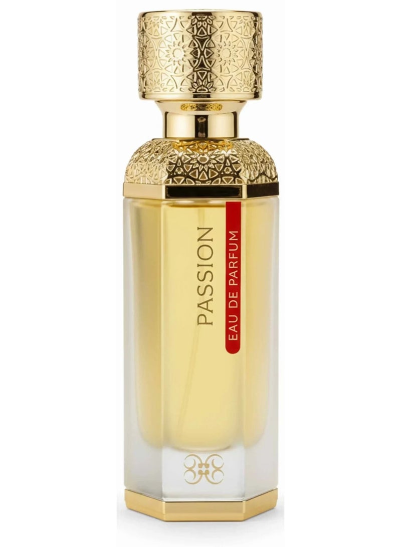 PASSION Luxury Eau De Parfum for Men and Women Bold Blend of Blood Orange Ginger Tuberose and Chili Pepper with Patchouli for a Royal Lasting Scent