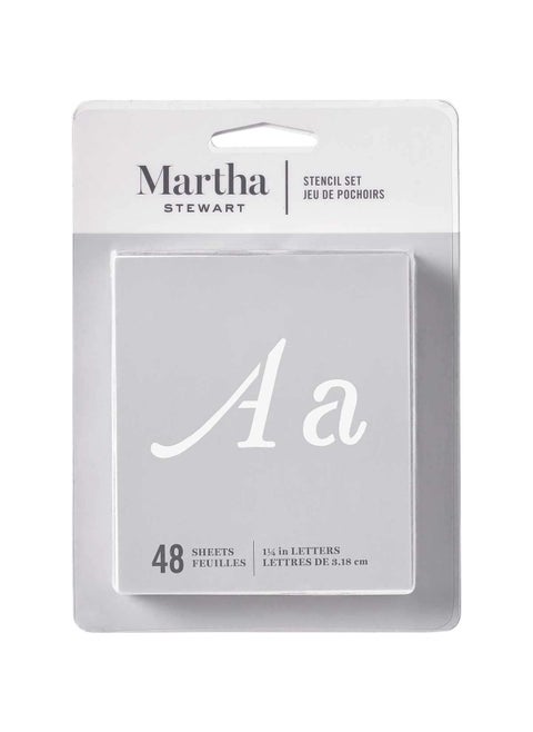 Martha Stewart Crafts Alphabet Stencil 32988 Monogram Flourish