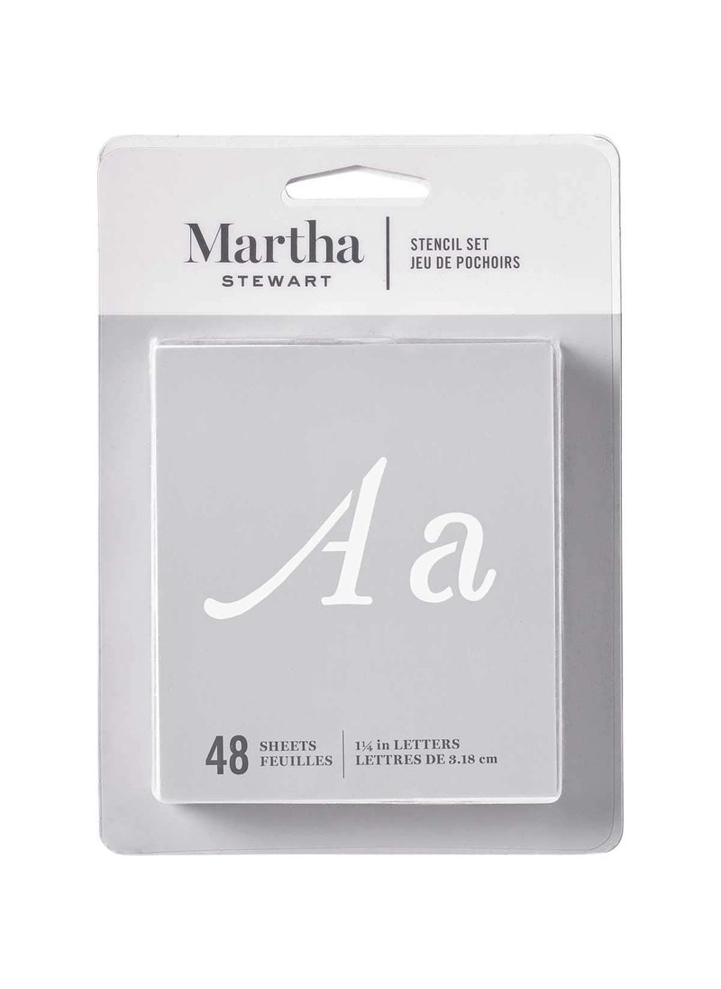 Martha Stewart Crafts Alphabet Stencil 32988 Monogram Flourish