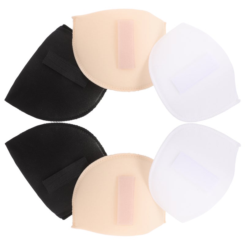 Sponge Shoulder Pads 6Pcs Removable Inserts For Men Women Blazer Suit Coat Jacket Comfortable Soft Protection 13X10X1CM Assorted Color - Image 1
