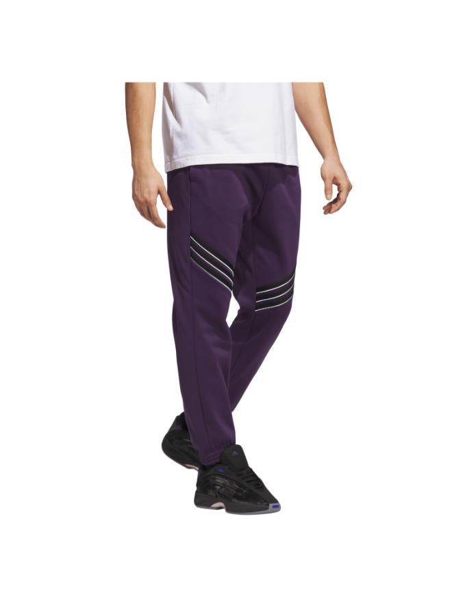 Adidas Basketball Crazy Warm Fleece Tracksuit Bottoms - Image 5