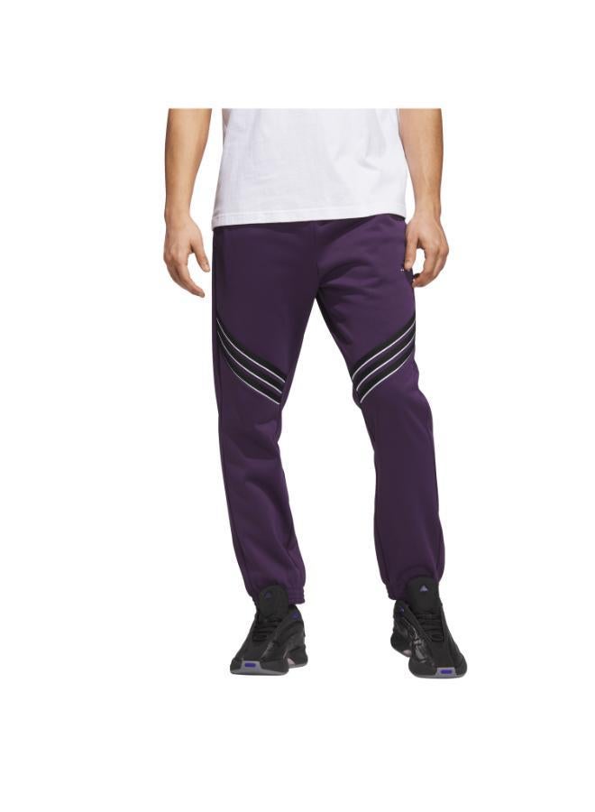 Adidas Basketball Crazy Warm Fleece Tracksuit Bottoms - Image 1