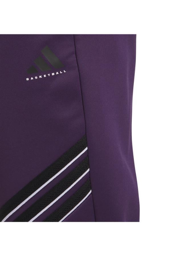 Adidas Basketball Crazy Warm Fleece Tracksuit Bottoms - Image 3