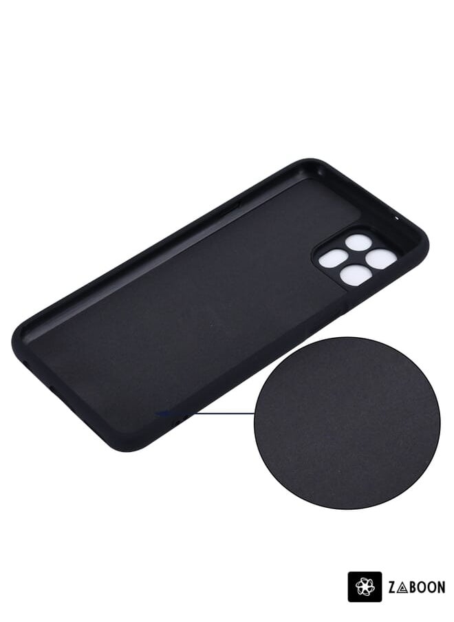 Green Tiger - For Motorola Moto Edge 20 Lite / Edge 20 Fusion Pure Color Liquid Silicone Shockproof Full Coverage Phone Case(Black) - Image 1
