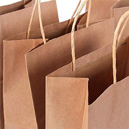 RanGit Bhumi Gift Bags 25pcs 16x12x5 Large Brown Paper Bags for Shopping Retail Paper Carry Bags Party Favor Return Gifting Bags Disposable Recyclable Eco Friendly 16x5x12 in Brown 25 pack - Image 4