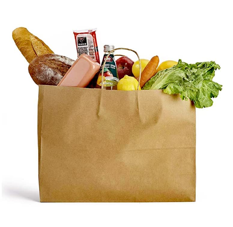 RanGit Bhumi Gift Bags 25pcs 16x12x5 Large Brown Paper Bags for Shopping Retail Paper Carry Bags Party Favor Return Gifting Bags Disposable Recyclable Eco Friendly 16x5x12 in Brown 25 pack - Image 3