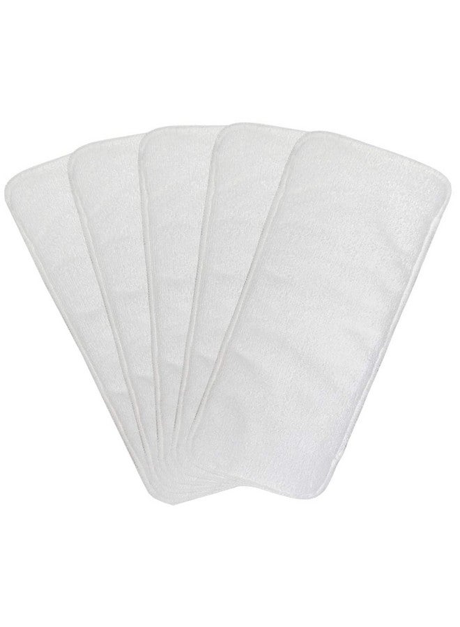 Baby Bucket Cotton Terry Washable Nappy Pads (Three Layer Only Pad Free Size) 5 Pads Pack Set. - Image 1