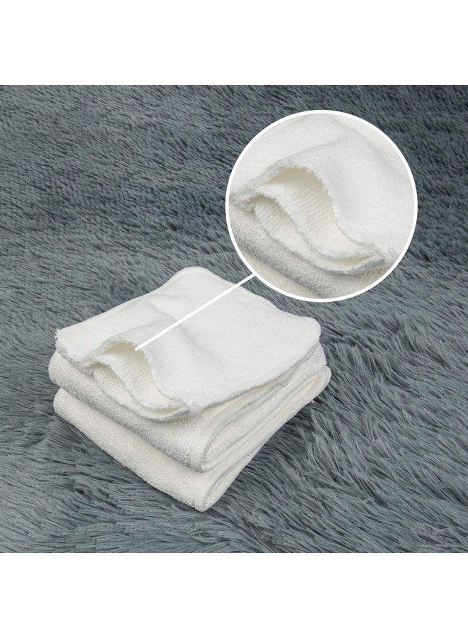 Baby Bucket Cotton Terry Washable Nappy Pads (Three Layer Only Pad Free Size) 5 Pads Pack Set. - Image 4