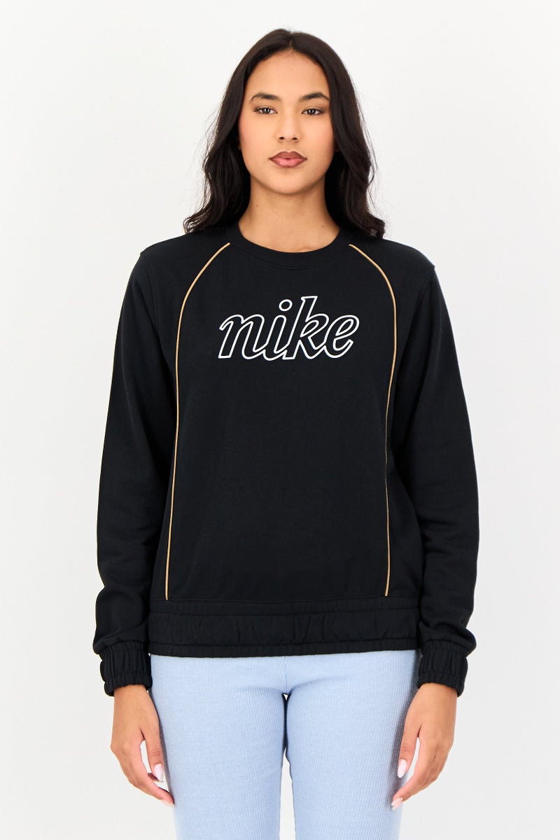 Nike Women Sportswear Fit Long Sleeve Outdoor Sweatshirt, Black - Image 1