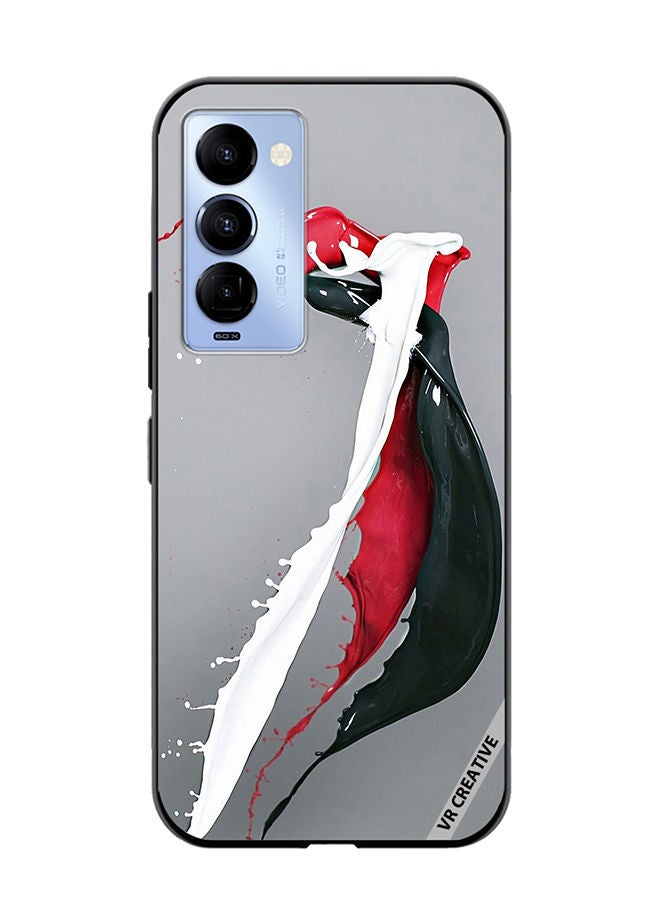 VR CREATIVE Protective Case Cover For Tecno Camon 18/18 P Layers Design Multicolour - Image 1